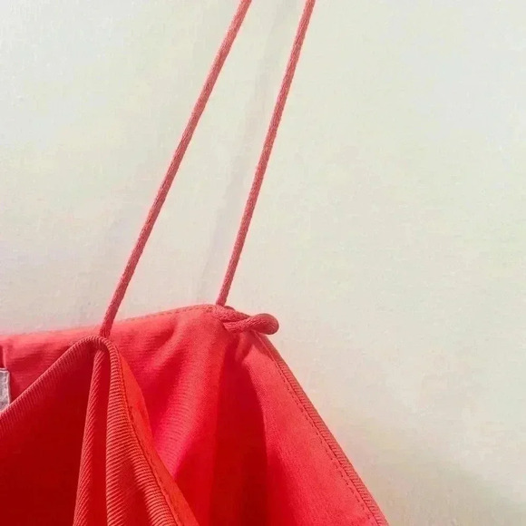 Everlane orange square neck tank top - Picture 3 of 5